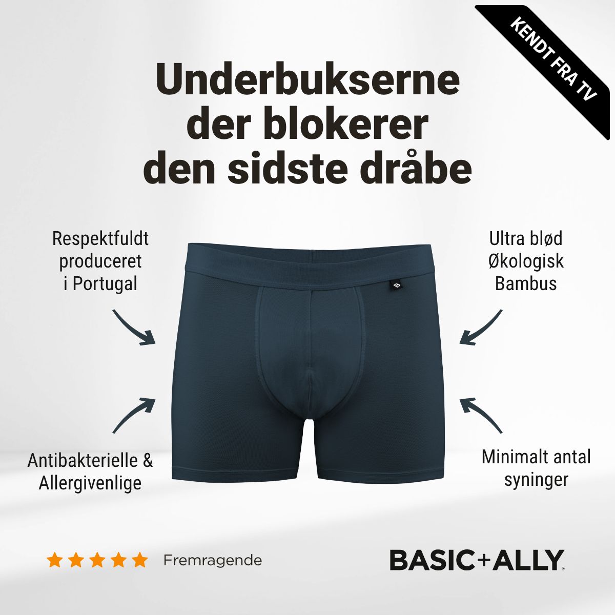 Basic+Ally Boxers - Blå