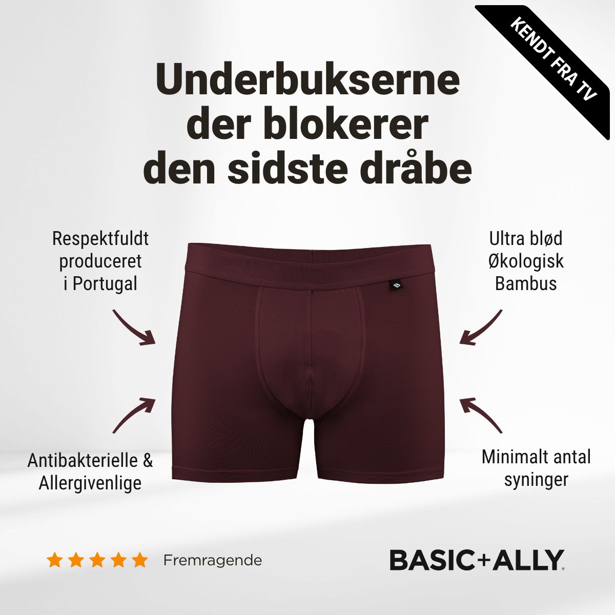 Basic+Ally Boxers - Bordeaux