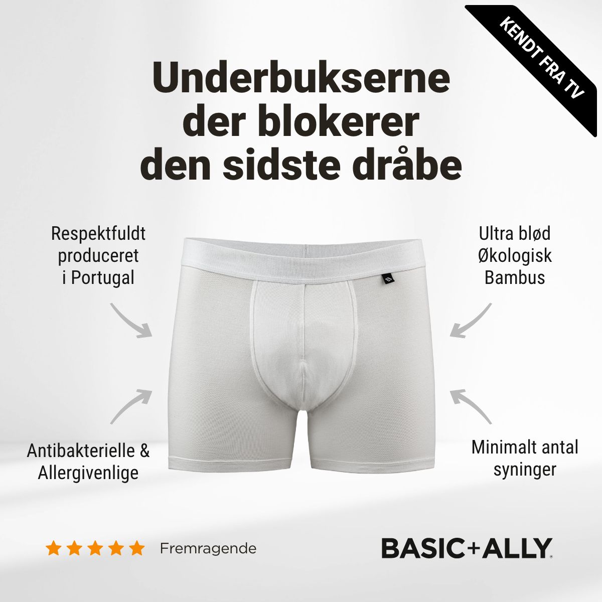 Basic+Ally Boxers - Hvid