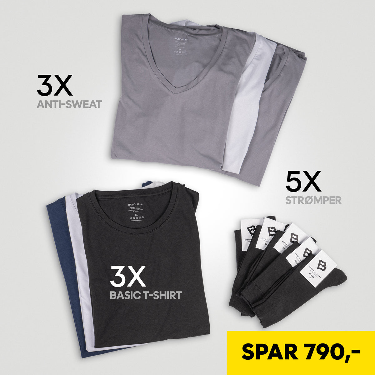 T-shirt pakken