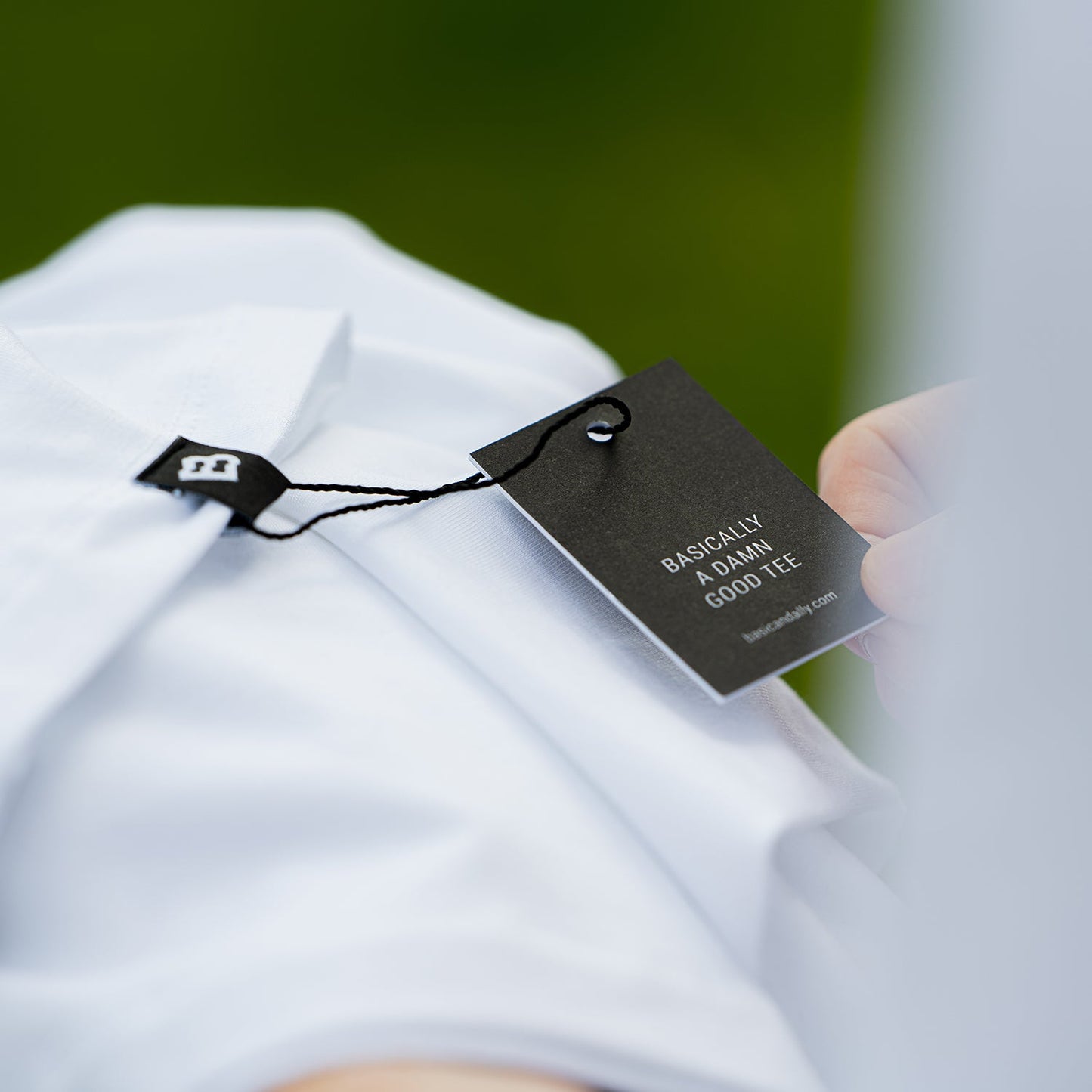 Basic T-shirt - Hvid