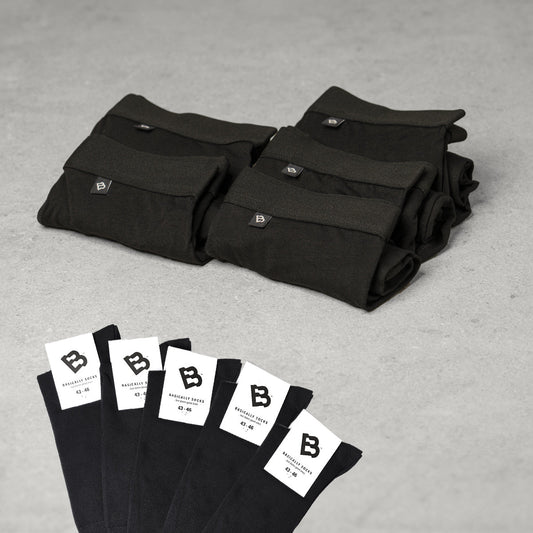 5 par boxers + 5 par strømper