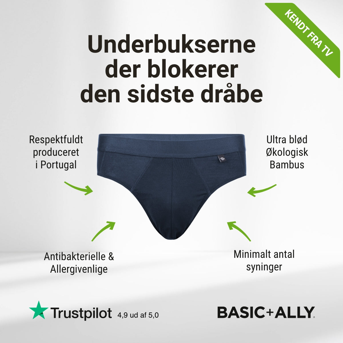 Basic+Ally Briefs - Grøn